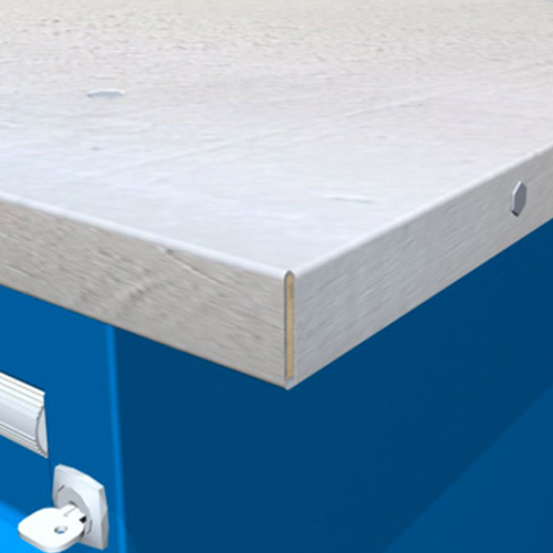 Оцинкованная столешница для верстака бестумбового cерии "CLASSIC" 1000х686х27h  01.310GL