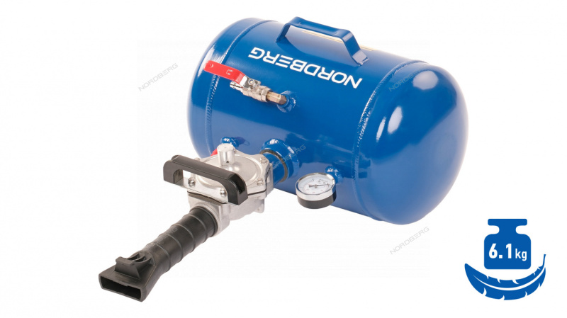 Бустер (Инфлятор) автомат, алюм. ресивер 18 л NORDBERG CH5AL