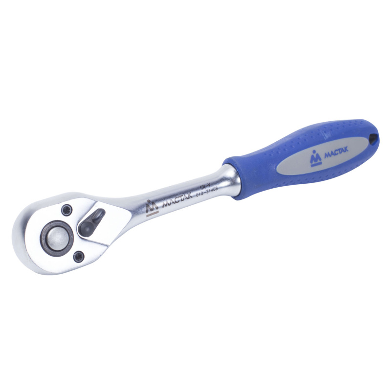 MACTAK Трещотка 3/8" 45 зубцов, флажковая с кнопкой  010-31408H