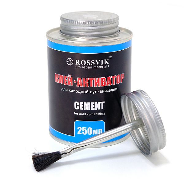 Клей активатор ROSSVIK 250 мл (банка с кистью)  K.025.K.2