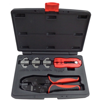 МАСТАК Набор для обжима и зачистки кабелей, кейс, 5 предметов 106-40005C	