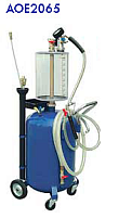 Установка для откачки масла пневматическая, 65 л. с колбой, 8 щупов AOE 2065