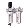 KING TONY Фильтр влагоотделитель с редуктором и лубрикатор 3/8 дюйма, 2500 л/мин, 10 бар 799A0-33C